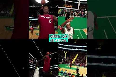 All POVs of LeBron dunking on Jason Terry #nba  #animation #basketball #lebronjames