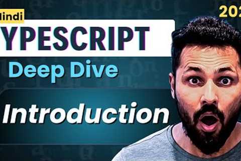 TypeScript Hindi Tutorial #1 Introduction for Complete Beginners