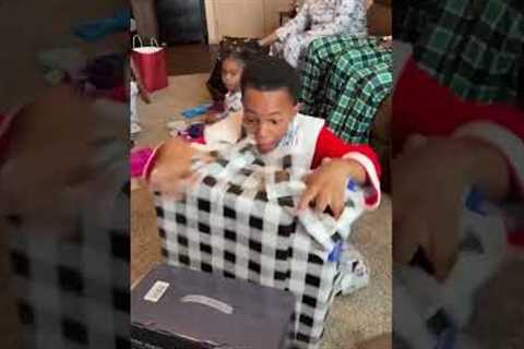 Boy has powerful reaction when opening dream present on Christmas Day