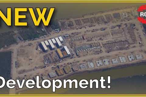 Flame Trench Concrete Poured + Rio West Updates! New Starbase Flyover