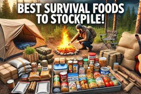 Food Storage Prepping for Beginners: Best Survival Foods to Stockpile #foodstorageprepping