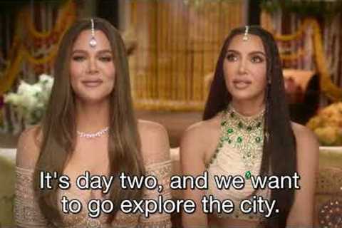 Kim and Khloe Goes Shopping In the Street Of India | The Kardashians S06 E06