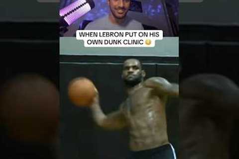 When LeBron put on his OWN dunk clinic 😳 #tigerreacts