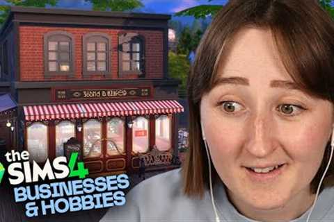I tried building a PIZZA RESTAURANT with The Sims 4: Businesses &amp; Hobbies