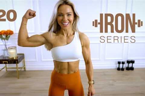 IRON Series 30 Min Superset Arms, Abs and Core Workout | 20