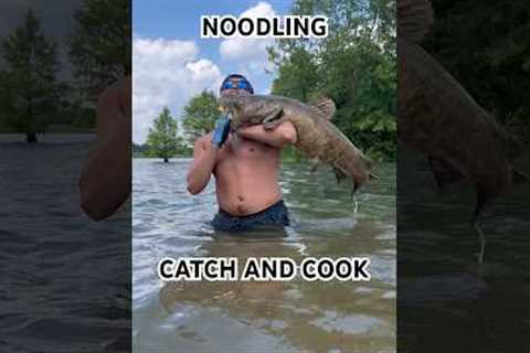 CATFISH NOODLING CATCH AND COOK