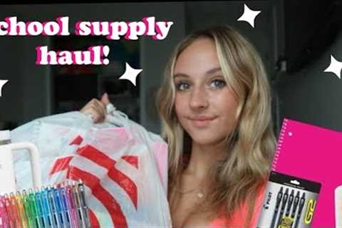 BACK TO SCHOOL SUPPLY HAUL 2024 | School supply shopping.