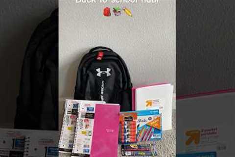 Back to school supplies shopping haul! #shorts #backtoschool #schoolsupplies #haul