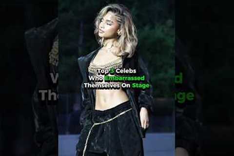 Top 3 Celebs Who Embarrassed Themselves On Stage