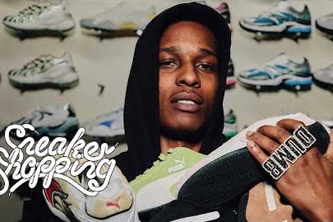ASAP Rocky Goes Sneaker Shopping With Complex