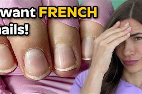 Dry Manicure at Home &amp; French Nails Tutorial ft. Melodysusie HEMA - free kit