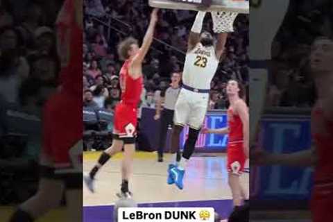 LeBron crazy Dunk #lebron #dunk #lakers #bronny