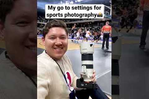My go to settings for sports photography in manual mode