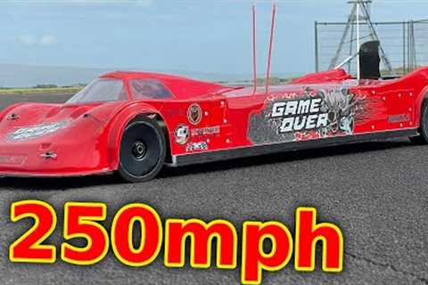 100HP 32s Quad Motor Project World's FASTEST RC Car FULL POWER 1st run