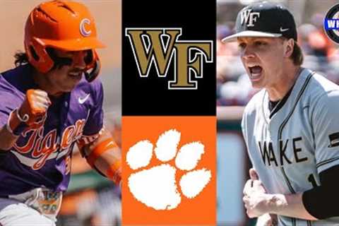#11 Wake Forest vs #7 Clemson (Crazy G2!) | 2025 College Baseball Highlights
