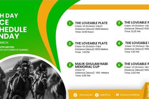 LRC Live  - 30th Day Lahore Winter Meeting 2024-2025 | March 23, 2025 #horse #race #horserace
