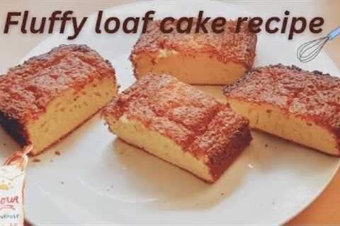SOFT and EASY vanilla loaf cake recipe/ EASY BAKING RECIPE IDEAS 💡