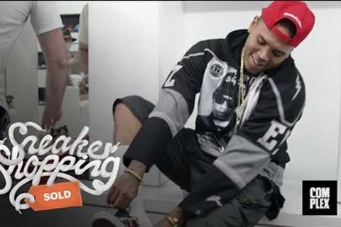 Chris Brown Goes Sneaker Shopping With Complex