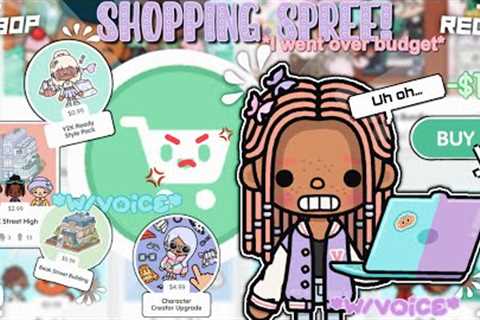 I went on a *SHOPPING SPREE* 🤑💕⭐️| *W/VOICE 🔊* | Toca Life World 🌍 | Toca Lani 🌺