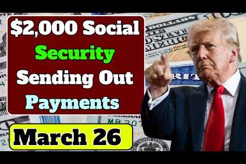 $2,000 Checks Are Coming! Mailing Dates Confirmed
