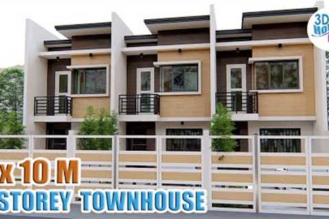 2 STOREY TOWNHOUSE |  4 x 10 Meters with 2 Bedroom Pinoy House