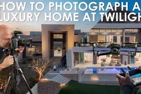 How to Photograph a Luxury Home at Twilight for Real Estate in 2025