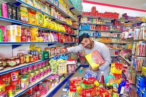 Asmr $100 grocery shopping in super store
