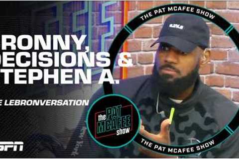 LeBron James REVEALS ALL in THE LEBRONVERSATION 👀🍿 | The Pat McAfee Show