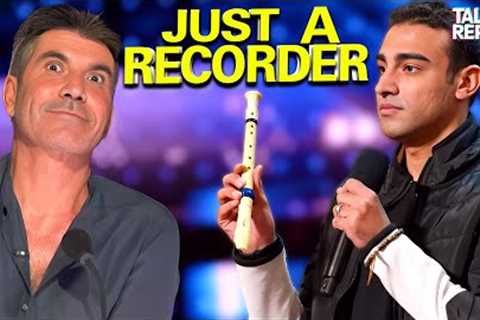 ONE RECORDER IS ALL IT TAKES! | America's Got Talent