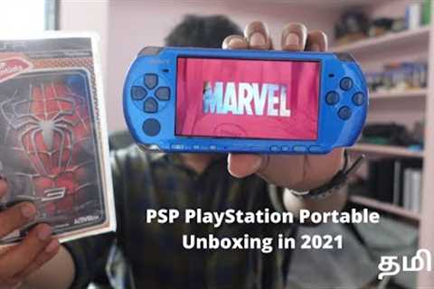 PSP PlayStation Portable Unboxing in 2021 | Spiderman 3 UMD Disc Gameplay | Tamil