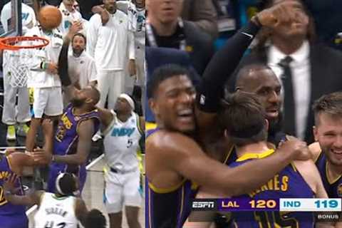 LeBron James GAME WINNER BUZZER BEATER vs Pacers off Luka Doncic miss 😱