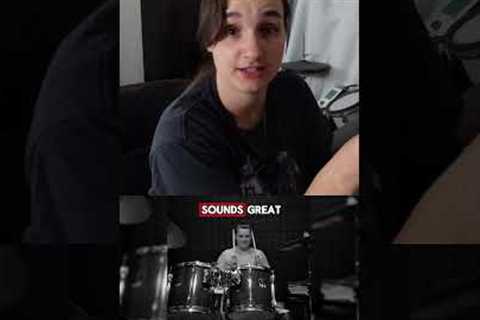 Beginner Drummer Says She Can’t Play Fast… Let’s See! 👀🥁