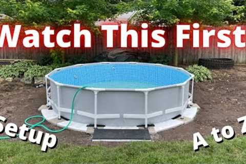 Intex Frame Pool Complete Setup