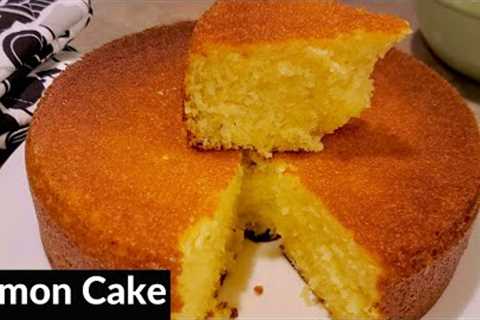 How to Make Fluffy LEMON CAKE | Homemade | Bake with Me