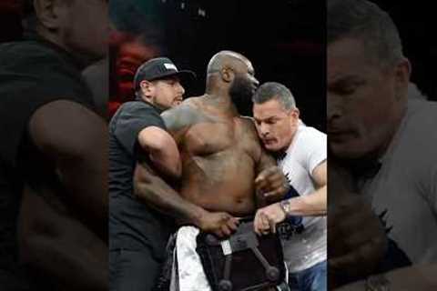 🚨BKFC fighter attempted to hit his opponent with the scale during the weight~in 🙆‍♂️🙆‍♂️💀💀🤪🤪