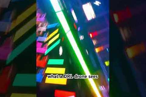 what a DRL drone sees 😵‍💫 #DroneRacingLeague