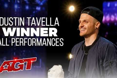 Dustin Tavella | AGT WINNER | All Performances | America's Got Talent 2021