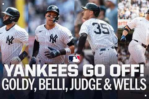 YANKEES HIT 4 HOMERS IN THE FIRST INNING! 🔥 (BACK-TO-BACK-TO-BACK FROM GOLDY, BELLI AND JUDGE)