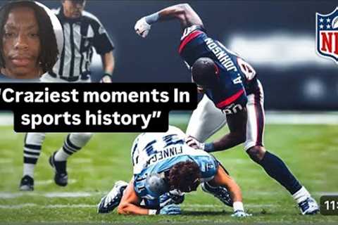 Craziest moments in sports history pt.1 #reaction #johnnyxjdot #explore