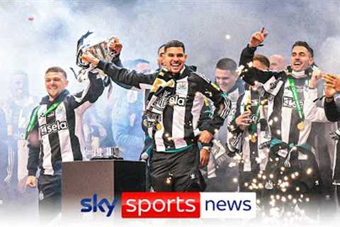 The best moments of Newcastle's parade as they celebrate winning the EFL Cup