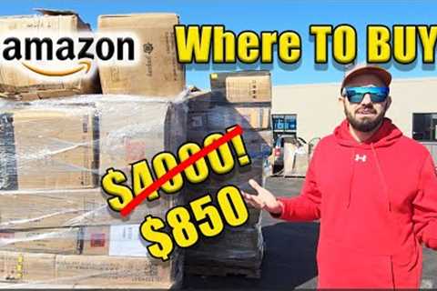 Where TO BUY Amazon Return PALLETS!