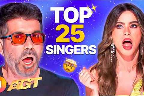 25 BEST SINGERS EVER On America's Got Talent! 🤩🎤