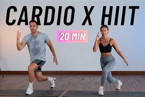 20 MIN CARDIO HIIT WORKOUT - ALL STANDING - Full Body, No Equipment, Home Workout