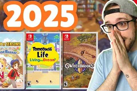 10 BRAND NEW Cozy Games JUST ANNOUNCED for Nintendo Switch...