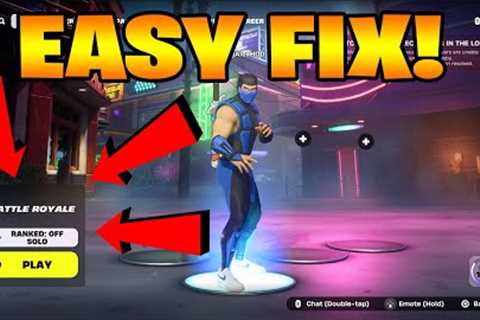 How to fix Unable to matchmake or select games in the lobby (Fortnite) EASY FIX!