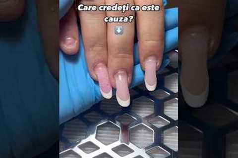 What happened to her nails ?! 💅😮 #gelmanicure
