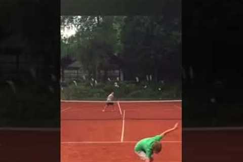 Kid rages at tennis #rage #tennis