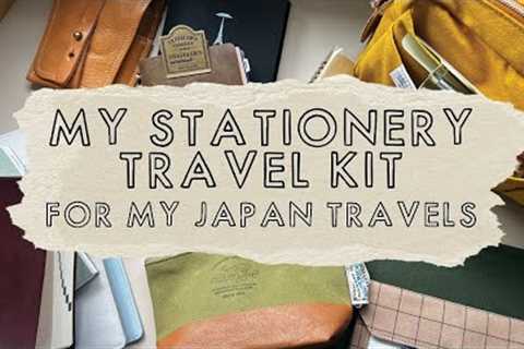 Japan Stationery Travel Kit | What I packed &amp;what I ended up using! ✨🧳✏️
