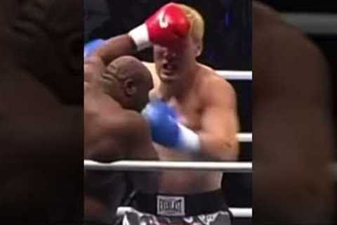 The Giant Goes Wild! #fight #boxing #trending #tiktok #viralvideo