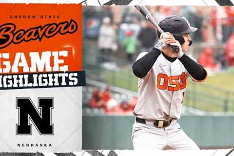 Oregon State Baseball Highlights: 3/29/25 vs. Nebraska